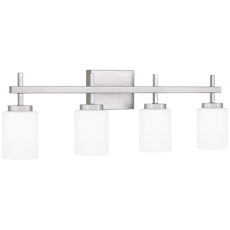 Image 2 Quoizel Wilburn 31" Wide Brushed Nickel 4-Light LED Bath Light more views