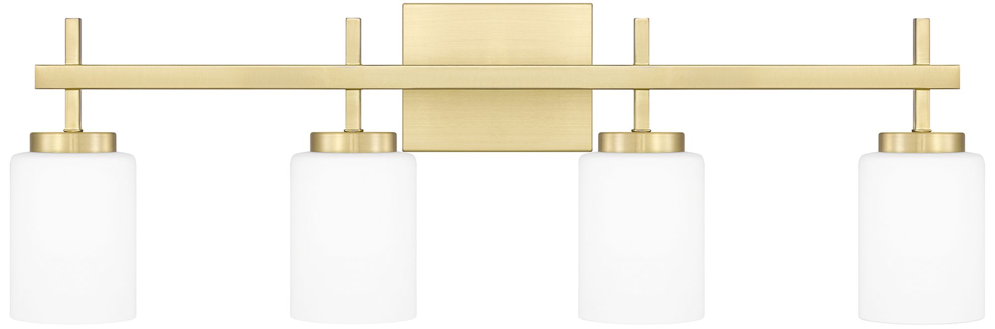 Image Quoizel Wilburn 31" Wide Satin Brass 4-Light LED Bath Light
