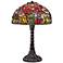 Quoizel Wild Garden Tiffany Style Table Lamp