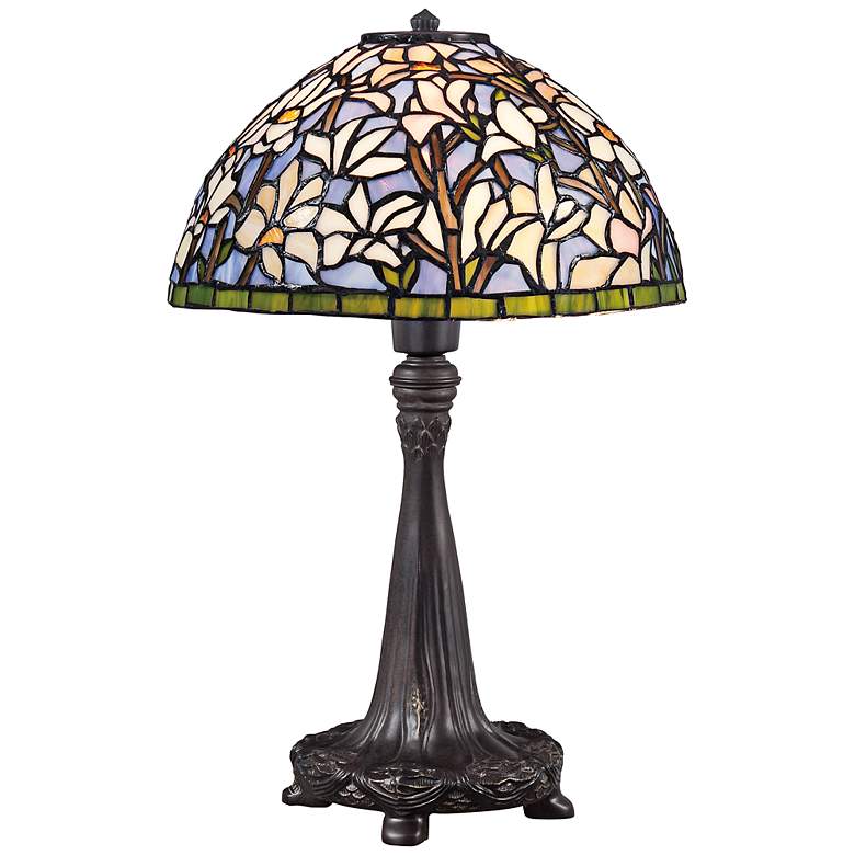 Image 1 Quoizel Wildflower Tiffany Style Table Lamp