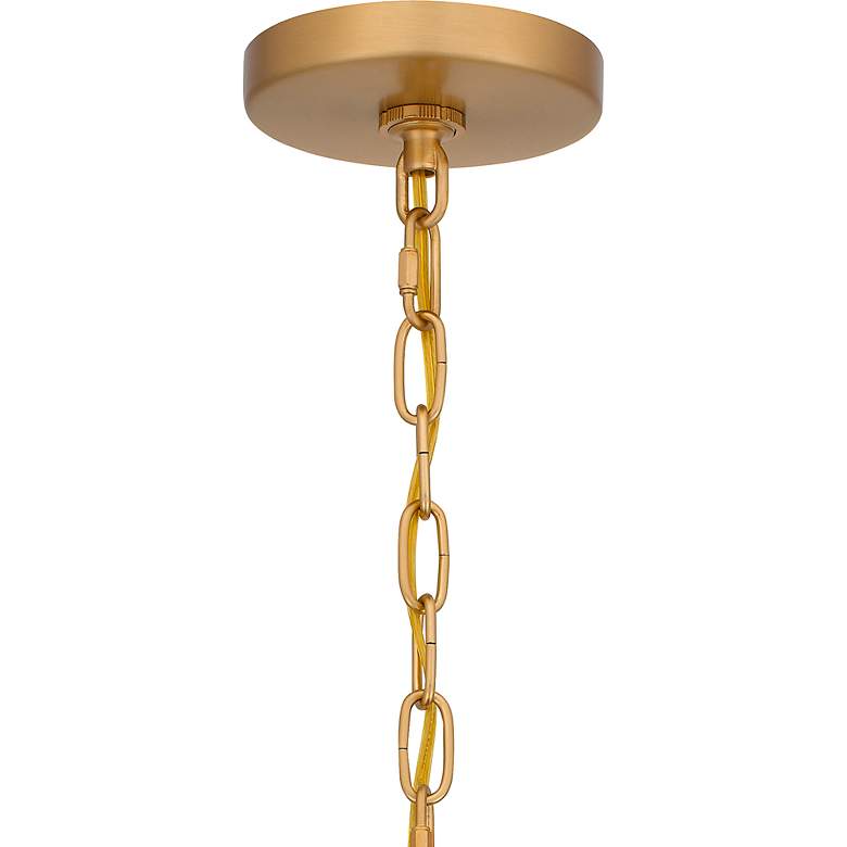 Image 6 Quoizel Wilkins 27 1/2" Wide 5-Light Weathered Brass Chandelier more views