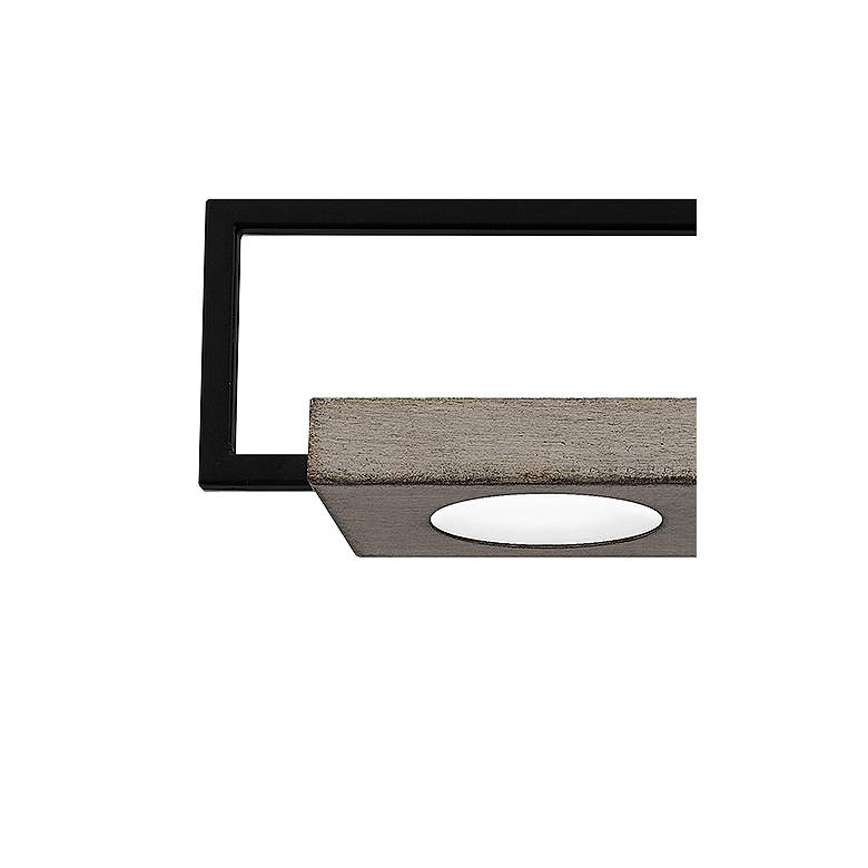 Image 4 Quoizel Winnett 24" Wide Matte Black LED Bath Light more views