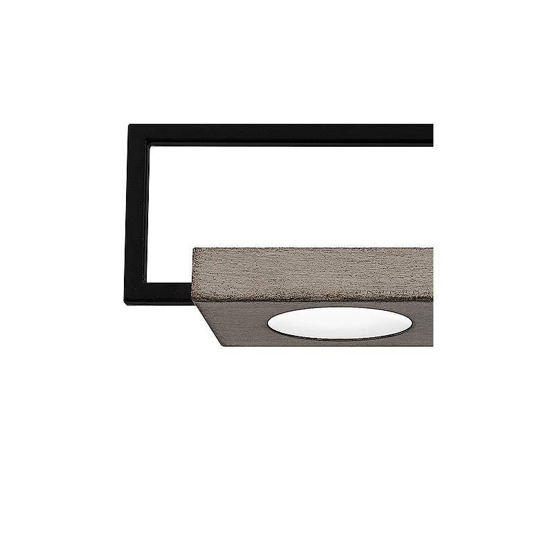 Image 4 Quoizel Winnett 24 inch Wide Matte Black LED Bath Light more views