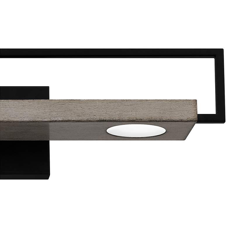 Image 5 Quoizel Winnett 24" Wide Matte Black LED Bath Light more views