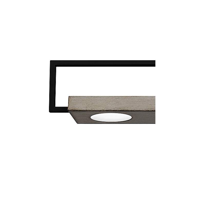 Image 4 Quoizel Winnett 32 inch Wide Matte Black LED Bath Light more views