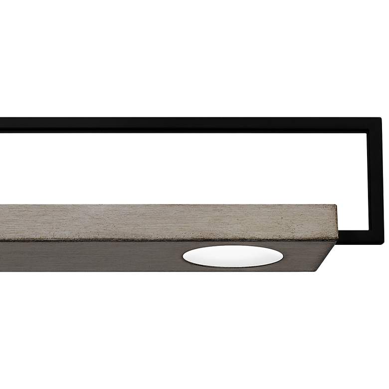 Image 5 Quoizel Winnett 32 inch Wide Matte Black LED Bath Light more views