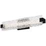 Quoizel Winter 24" Wide Matte Black LED Bath Light