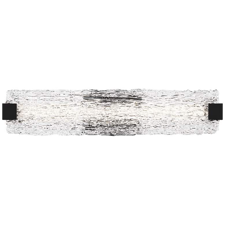 Image 3 Quoizel Winter 24" Wide Matte Black LED Bath Light more views