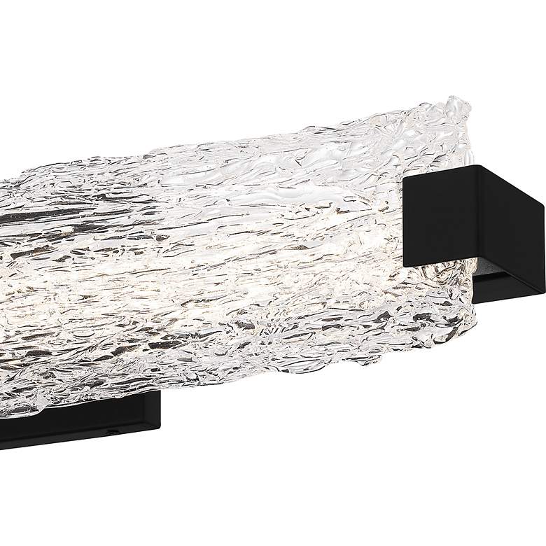Image 5 Quoizel Winter 24" Wide Matte Black LED Bath Light more views