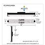 Quoizel Winter 24" Wide Matte Black LED Bath Light