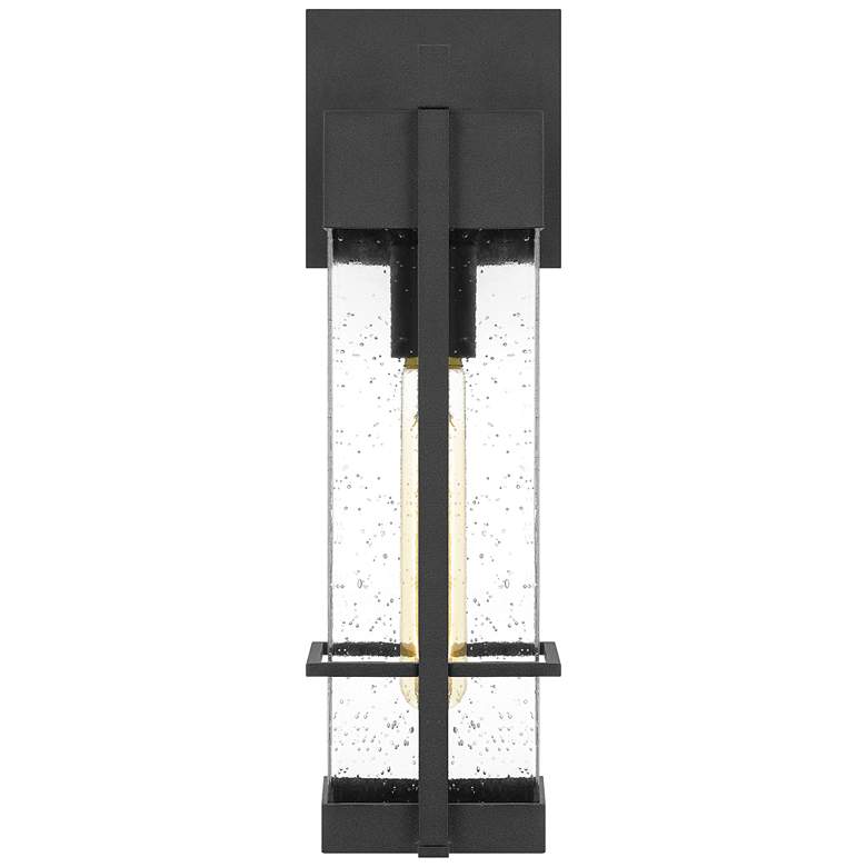 Image 4 Quoizel Wynn 15 3/4 inch High Earth Black Outdoor Wall Light more views
