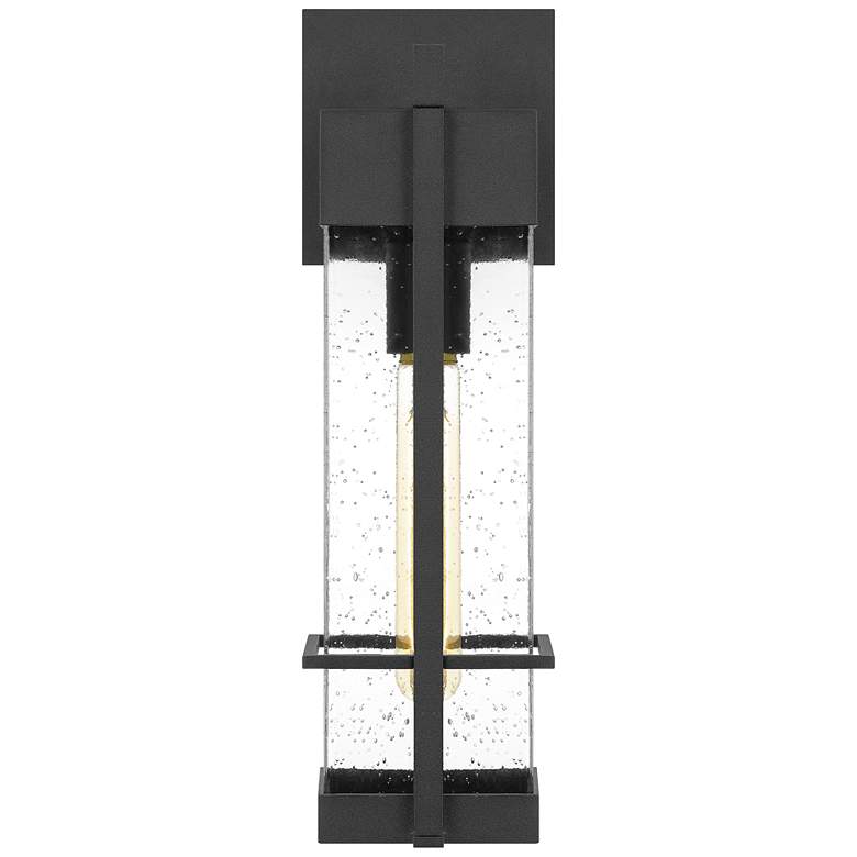 Image 4 Quoizel Wynn 15 3/4" High Earth Black Outdoor Wall Light more views