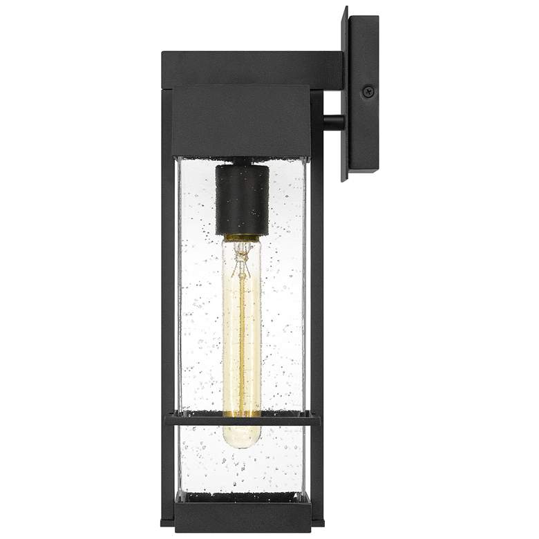 Image 5 Quoizel Wynn 15 3/4" High Earth Black Outdoor Wall Light more views
