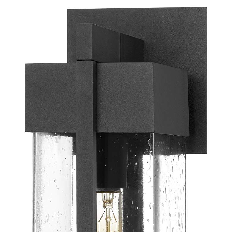 Image 2 Quoizel Wynn 18 3/4 inch High Earth Black Outdoor Wall Light more views