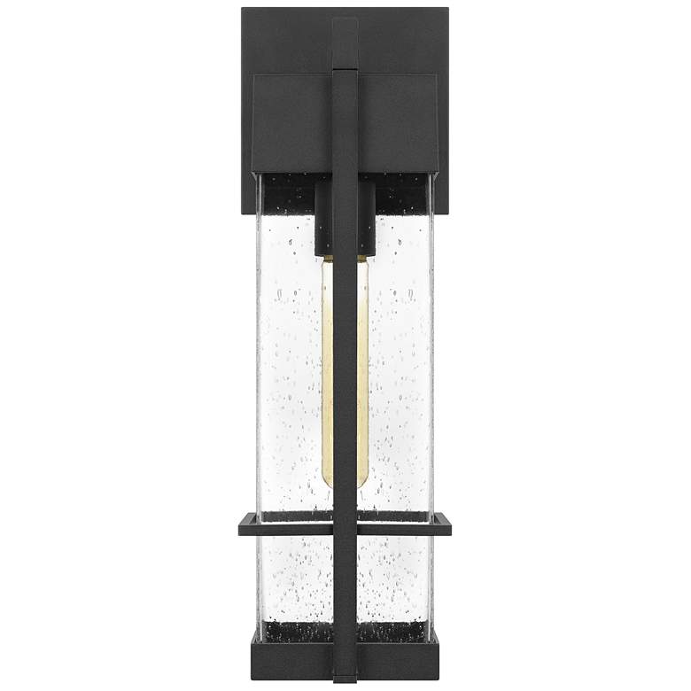 Image 3 Quoizel Wynn 18 3/4" High Earth Black Outdoor Wall Light more views