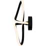 5_Quoizel Xena 15 1/4" High Matte Black LED Wall Sconce more views