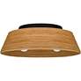 5_Quoizel Zahara 18 1/4"W Matte Black 3-Light Ceiling Light more views