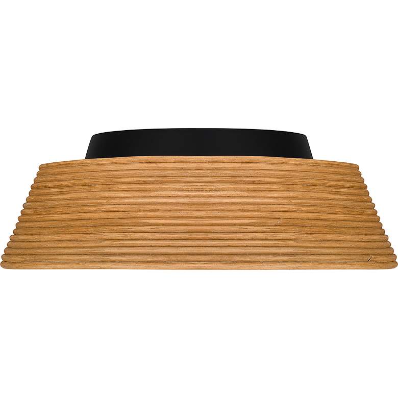 Image 6 Quoizel Zahara 18 1/4"W Matte Black 3-Light Ceiling Light more views