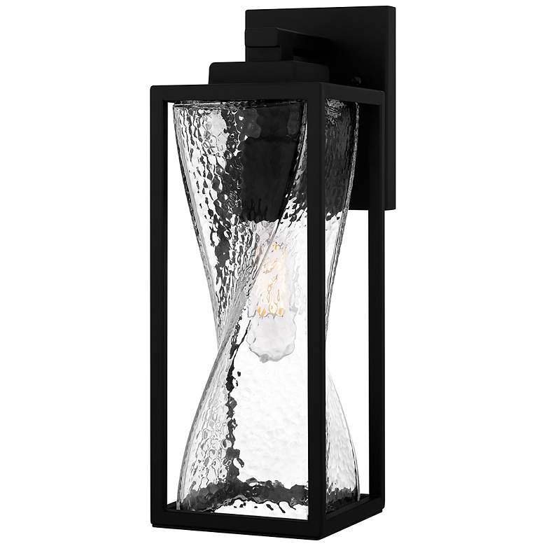 Image 2 Quoizel Zarah 14 1/4" High Matte Black Outdoor Wall Light