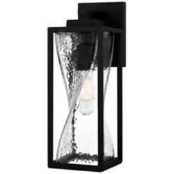 Quoizel Zarah 14 1/4" High Matte Black Outdoor Wall Light