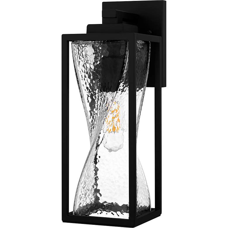Image 3 Quoizel Zarah 14 1/4" High Matte Black Outdoor Wall Light more views