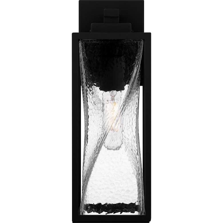 Image 4 Quoizel Zarah 14 1/4" High Matte Black Outdoor Wall Light more views
