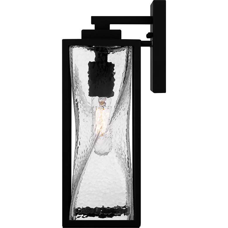 Image 5 Quoizel Zarah 14 1/4" High Matte Black Outdoor Wall Light more views