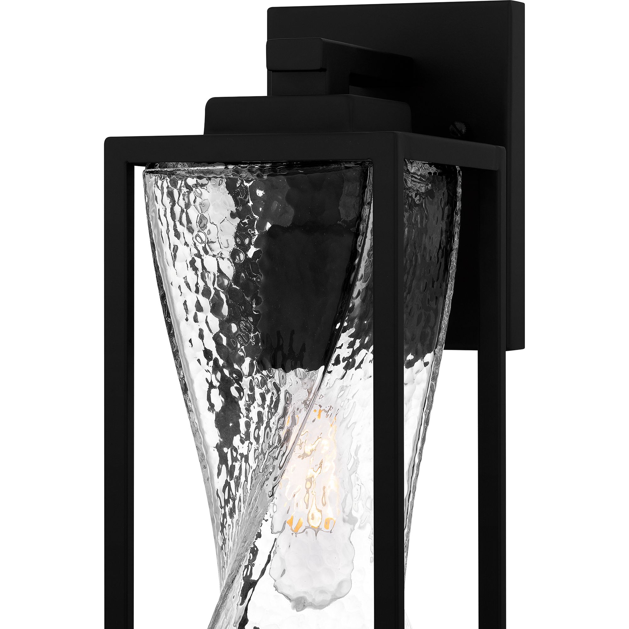 Quoizel Zarah 14 1/4" High Matte Black Outdoor Wall Light