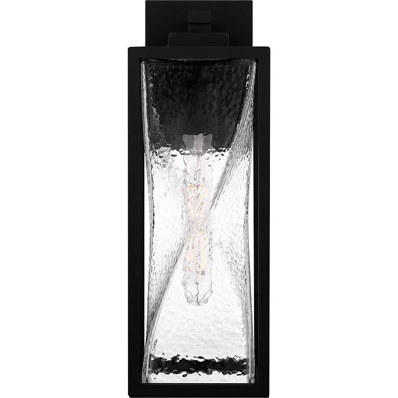 Image 4 Quoizel Zarah 17 1/4"H Black Rectangular Outdoor Wall Light more views