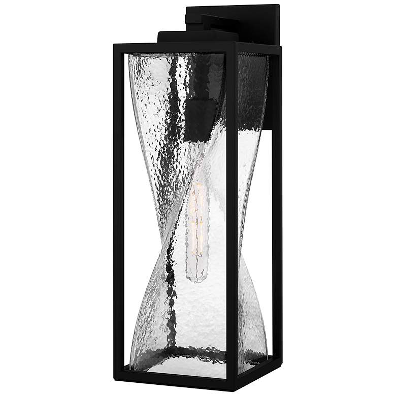 Image 2 Quoizel Zarah 20 1/4" High Matte Black Outdoor Wall Light
