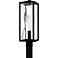 Quoizel Zarah 21 1/4" High Matte Black Outdoor Post Light