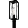 4_Quoizel Zarah 21 1/4" High Matte Black Outdoor Post Light more views