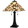 2_Quoizel Zion Matte Black Tiffany Table Lamp
