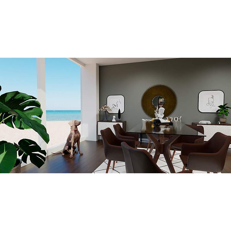 Image 3 Quoizel Zion Matte Black Tiffany Table Lamp more views