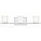 Quoizel Zola 22 1/2"W Polished Chrome 3-Light LED Bath Light