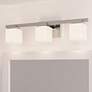 1_Quoizel Zola 22 1/2"W Polished Chrome 3-Light LED Bath Light