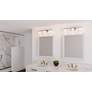 6_Quoizel Zola 22 1/2"W Polished Chrome 3-Light LED Bath Light more views