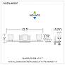 7_Quoizel Zola 22 1/2"W Polished Chrome 3-Light LED Bath Light more views