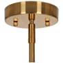 3_Quoridan 31 1/2" Wide Plating Brass 5-Light Chandelier more views