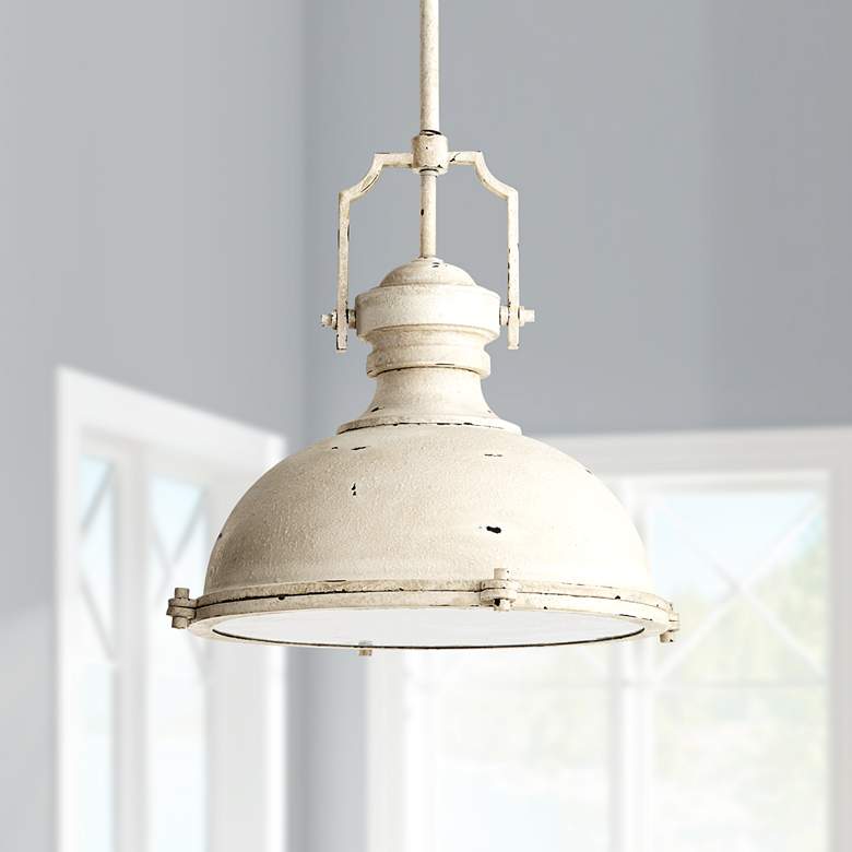 Image 1 Quorum 20"W Persian White Pendant Light