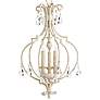 2_Quorum Ansley 14" Wide Persian White 3-Light Chandelier more views