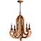 Quorum Ashford 6-Light 26 1/2" Wide Provincial Chandelier