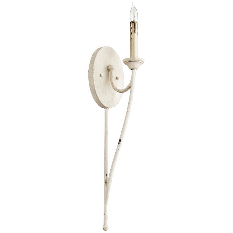 Image 2 Quorum Brooks 25 3/4" High Persian White Wall Sconce
