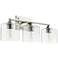 Quorum Dakota 24"W Satin Nickel 3-Light Vanity Bath Light