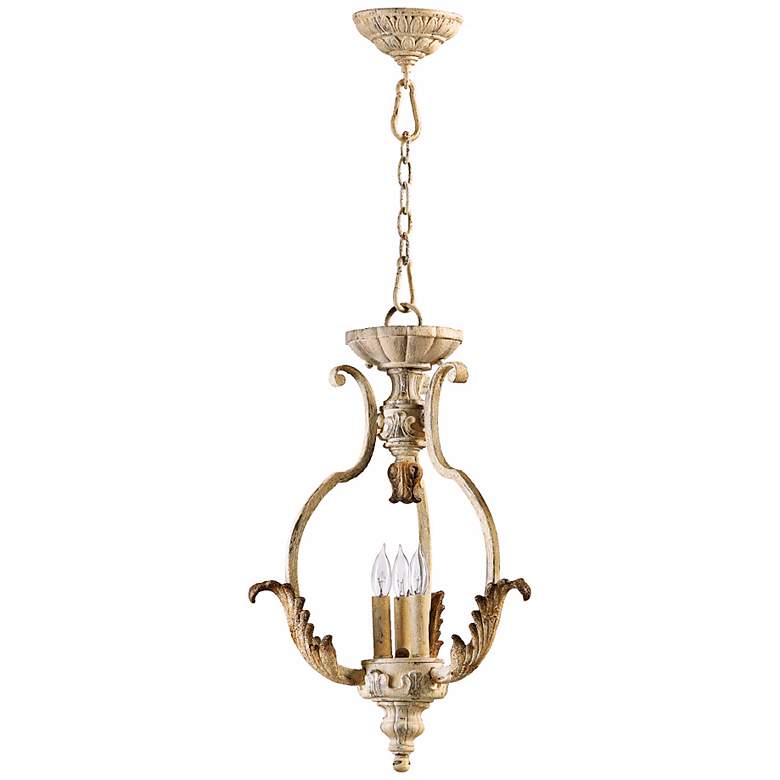 Image 2 Quorum Florence 16" Wide 3-Light Persian White Chandelier
