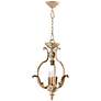 Quorum Florence 16" Wide 3-Light Persian White Chandelier