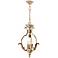 Quorum Florence 16" Wide 3-Light Persian White Chandelier