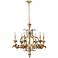 Quorum Florence 27" Wide 6-Light Persian White Chandelier