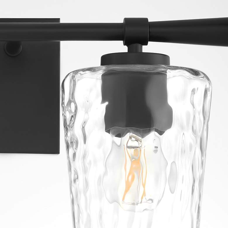 Image 4 Quorum Goodwin 9 1/4" High Matte Black 2-Light Wall Sconce more views
