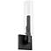 Quorum Harbin 16" High Black Wall Sconce